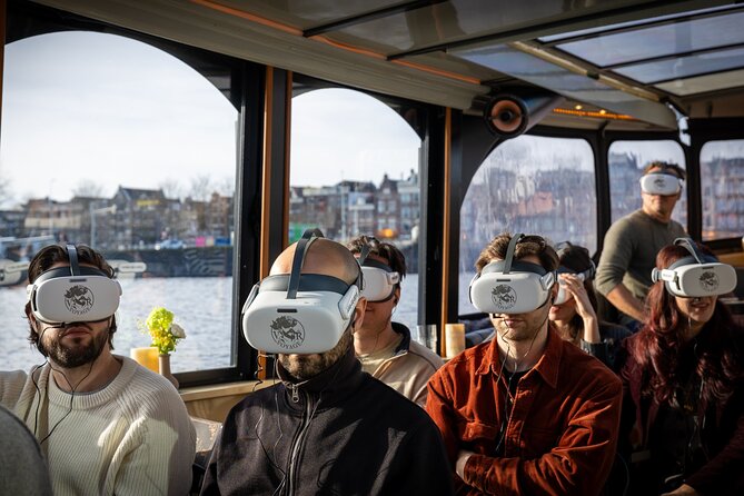 Amsterdam: Luxury Canal Cruise with Historic VR Experience - Seven historical views, each with a different purpose