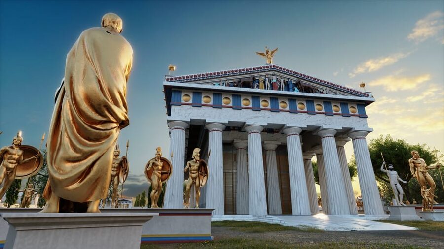 Ancient Olympia Entry Ticket & Virtual Reality Audio Tour - Entering the archaeological site