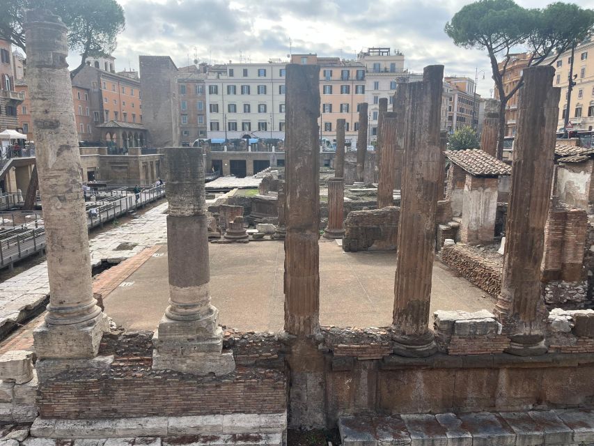 Ancient Rome: Archeological area Largo Argentina - Starting at Touristation Aracoeli