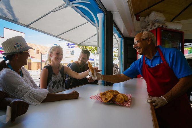 Aruba Downtown Historic and Cultural Walking Tour - Pan bati at Coco Plum Restaurant