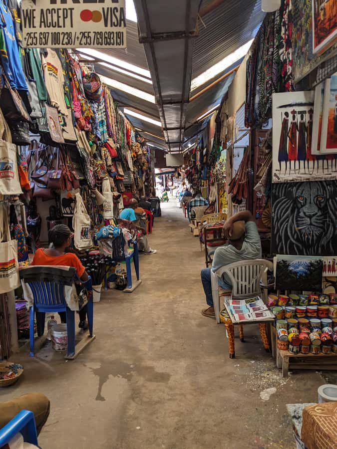 Arusha; Walking City Tour History, Culture & Lifestyle - The Maasai Market and practical shopping time