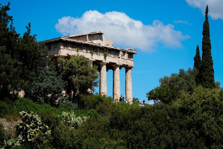 Athens: Ancient Agora E-Ticket and Audio Tour - Starting near the Temple of Hephaestus