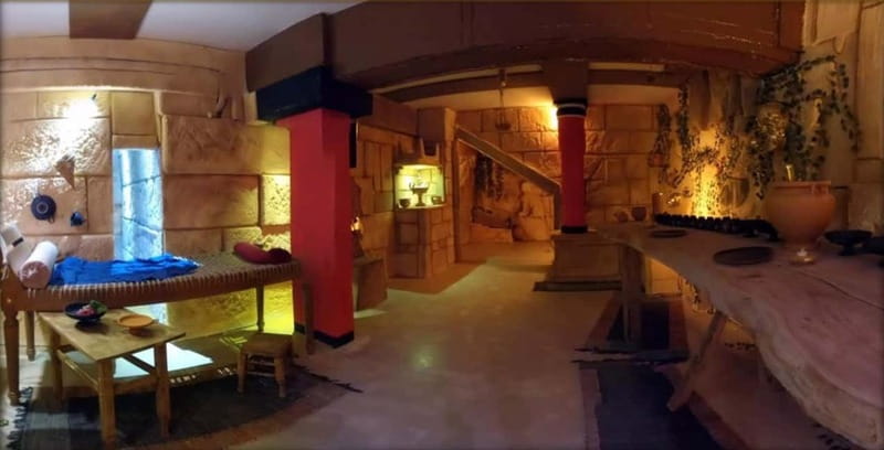 Athens: Be an Ancient Sculptor: Craft Your Greek Masterpiece - Inside the Ancient Room, where wine was part of social life