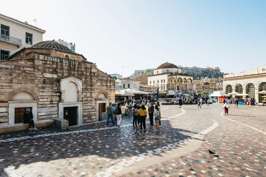 Athens: Women in Ancient Greece - Monastiraki and Hadrian’s Library