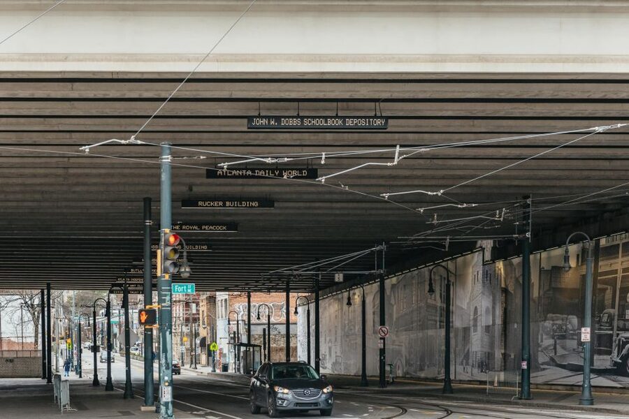 Atlanta: Martin Luther King Historical Park Walking Tour - Jackson Street Bridge and the changing view of Atlanta
