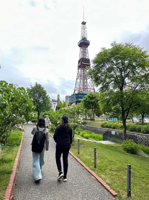 Authentic Sapporo: Nijo Market Seafood Lunch & History Tour - City Hall and the view from Sapporo TV Tower