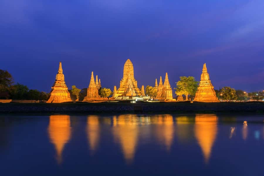 Ayutthaya Private Guided Day Tour, 4 Ancient Temples - Wat Yai Chai Mongkhon and its tall chedi