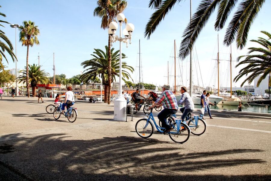 Barcelona Historical 3-Hour Bike Tour - La Pedrera and Casa Batlló on Passeig de Gràcia