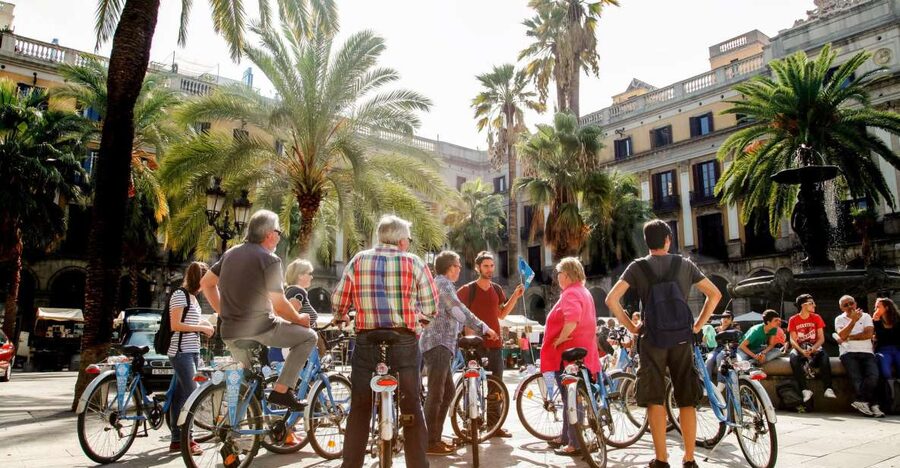 Barcelona Historical 3-Hour Bike Tour - St. Mary of the Sea, El Born, and the Medieval City