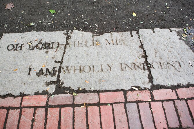 Best Salem Witch Trials Historical Walking Tour - The Salem Witch Trials Memorial and the weight of the story