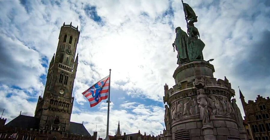 Bruges: Private Historical Highlights Walking Tour - Burg Square and the city’s public face