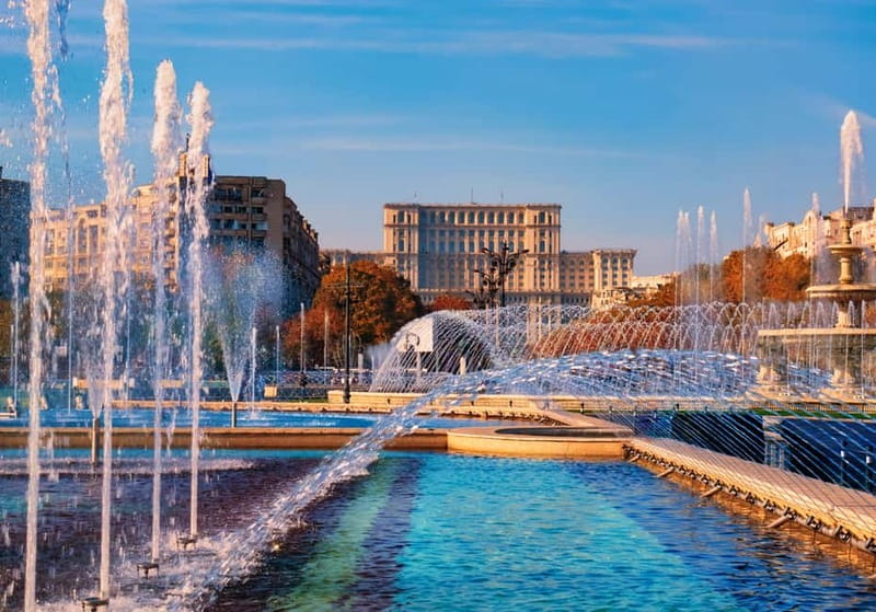 Bucharest: Communism and History Guided City Walking Tour - Facing the Palace of the Parliament