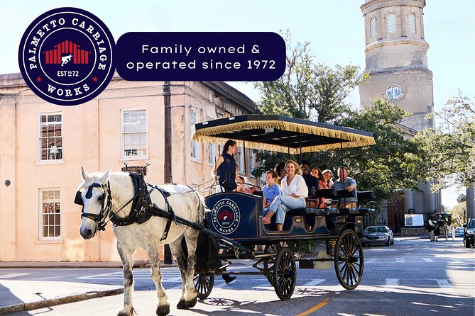 Charleston Horse-Drawn Carriage Tour: Explore Historic Charleston - St. Philip’s Church and the U.S. Custom House