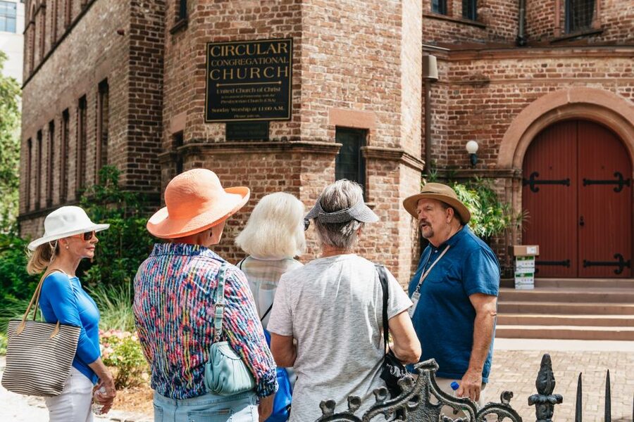Charleston: Old Walled City Historical Walking Tour - Dock Street Theatre and the Old Exchange