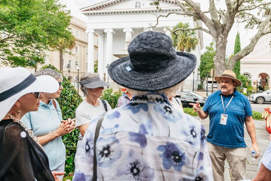 Charleston: Old Walled City Historical Walking Tour - Rainbow Row is the quick photo stop