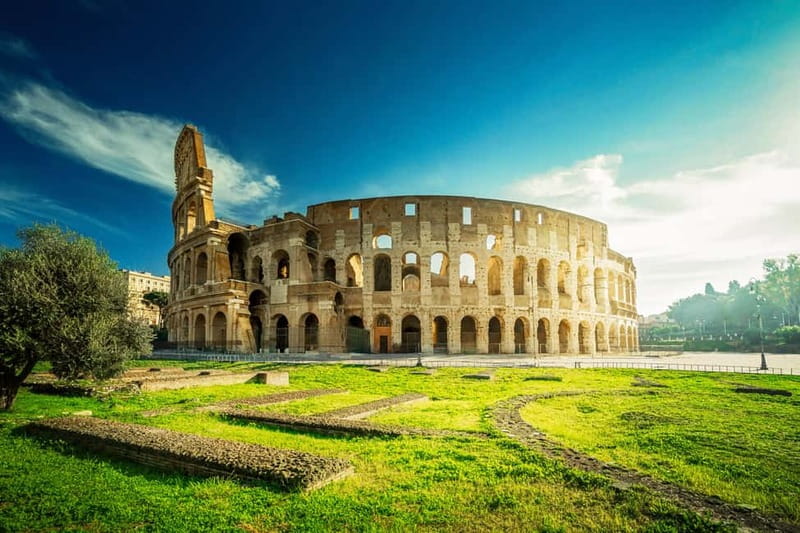 Colosseum & Ancient Rome Tour with Optional Arena Upgrade - Entering the Colosseum and meeting the gladiator arena