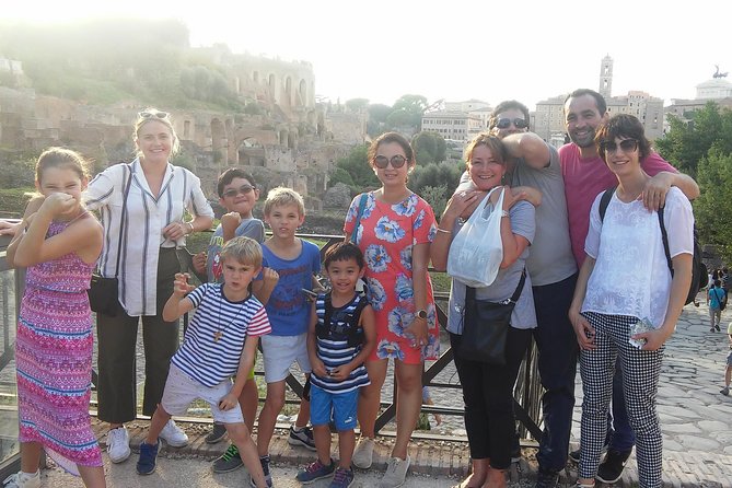 Colosseum Forum Ancient Rome Small Group Tour for Kids Families - Meeting near the Colosseum