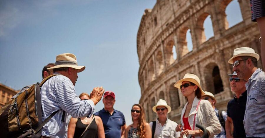Colosseum Special Access Tour, with Ancient Temples & Tombs - Guides who make the ruins readable