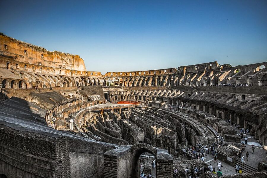 Colosseum: Underground and Ancient Rome Tour - Entering the Colosseum through the arena floor