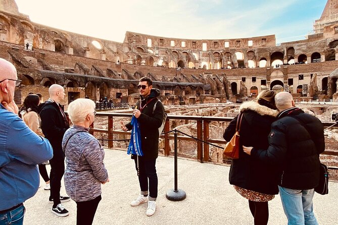 Colosseum with Arena, Roman Forum and Palatine Hill Guided Tour - Meeting point, entry rules, and daily practicalities
