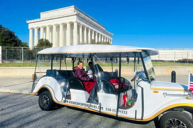 DC Monuments & History Guided E-Cart Tour-Blankets - Jefferson Memorial by the Tidal Basin