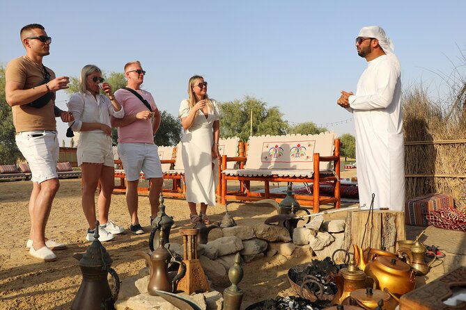 Dubai Evening Heritage Safari by Vintage G Class Al Marmoom Oasis - Sunset, falcons, and the Arabic makeover
