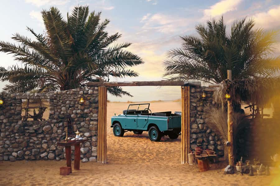 Dubai: Heritage Safari in Vintage Land Rover with Dinner - What $189 buys you
