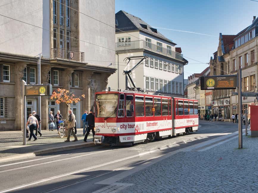 Erfurt Tour - City tour with the historic tram - Starting at Domplatz-Süd