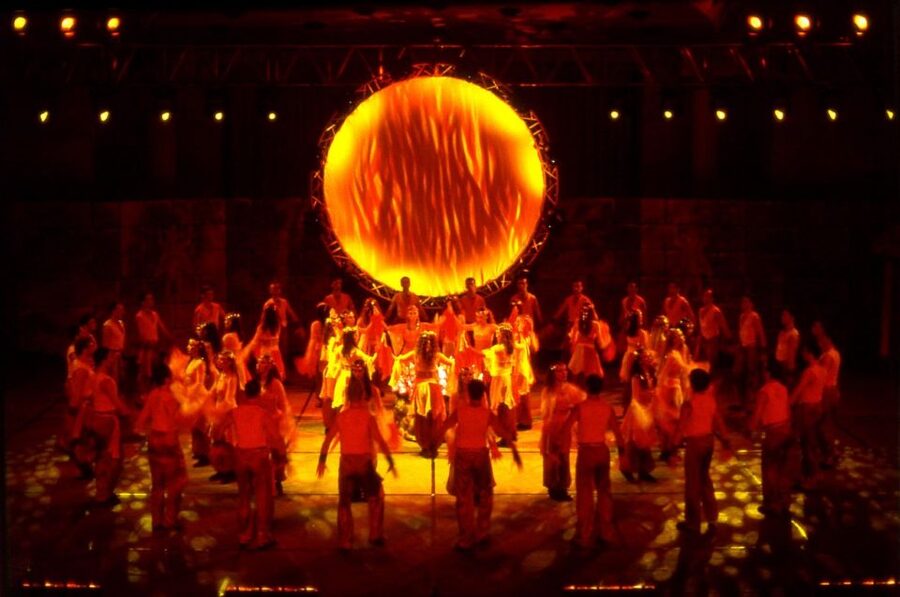 Fire of Anatolia Dance Show at Ancient Aspendos Theater - Fire of Anatolia in an ancient Roman theater