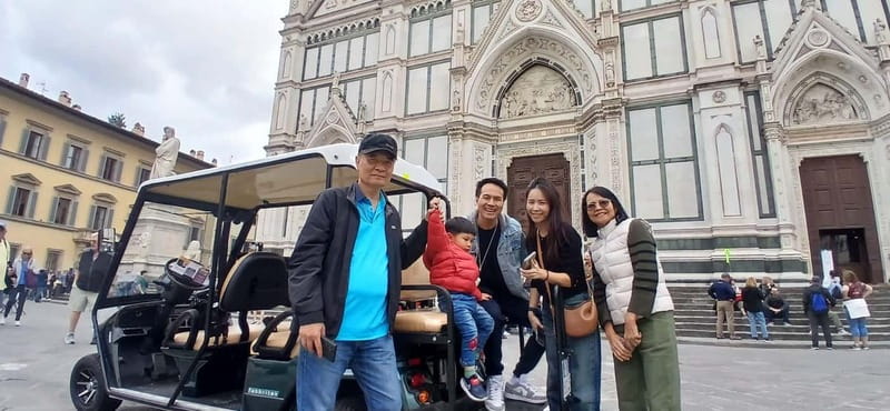 Florence to Fiesole golf cart tour:History & Panoramic views - Roman theater, baths, and Etruscan remains