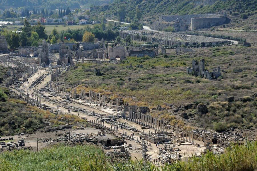 From Antalya: Day Tour of Ancient Roman Sites - Lunch by the river, useful rather than fancy