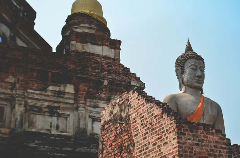 From Bangkok: Ayutthaya Heritage Tour with Sunset Boat Ride - Wat Chaiwatthanaram at the best hour