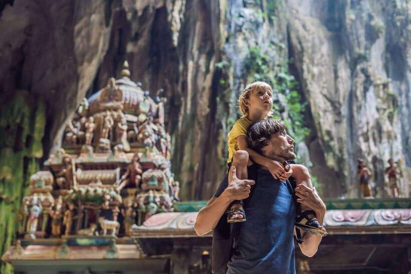 From Kuala Lumpur: Private Batu Caves Cultural Tour - Inside the limestone temple