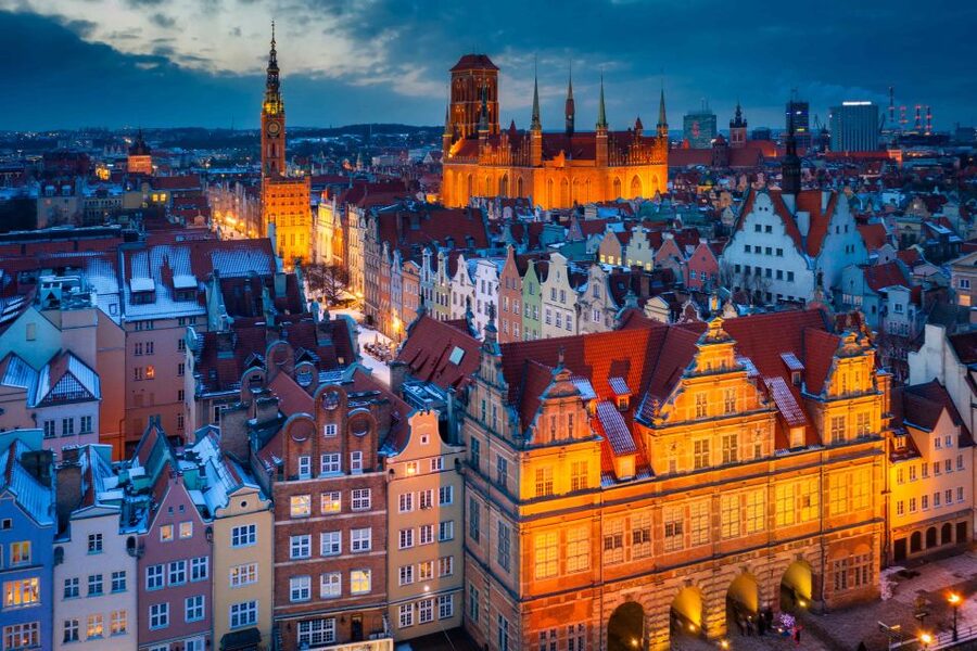 Gdańsk City Sights & History Guided Walking Tour in English - St. Mary’s Basilica and the city from inside out