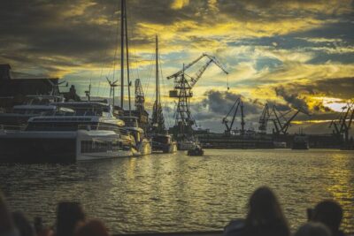 Gdańsk: Sunset Cruise on a Historic Polish Boat