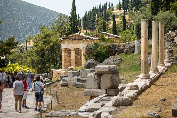 Historical Delphi One Day Tour with Arachova Stop & Expert Guide - Entering the sanctuary of Apollo