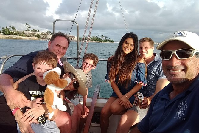 Historical San Juan Bay Sunset Sailing Tour - Sailing past El Morro as the sun goes down
