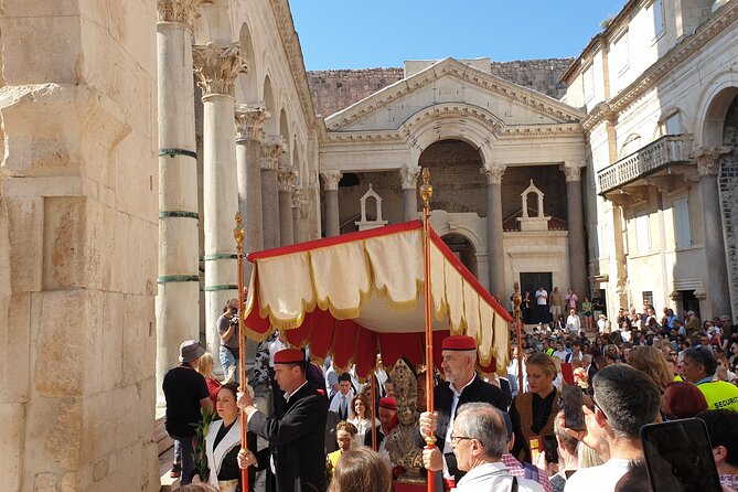 History & Cultural Walking Tour of Split and Diocletian's Palace - The Peristyle: Split’s Roman stage