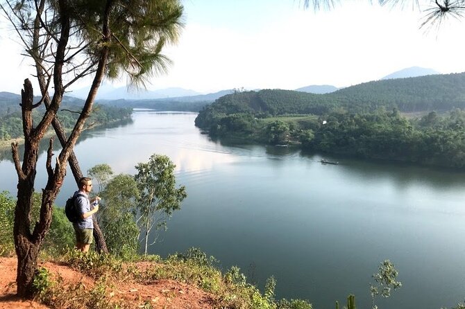 Hue Half-Day Motorbike Tour - Authentic Countryside of Vietnam, History, Culture - Vong Canh Hill: bunkers above the Perfume River