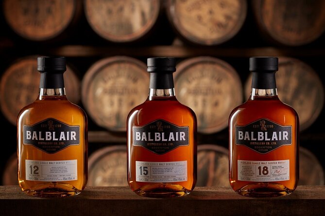 Invergordon Cruise Excursion - Castle ,Whisky and History Tour - Balblair Distillery and the whisky finish
