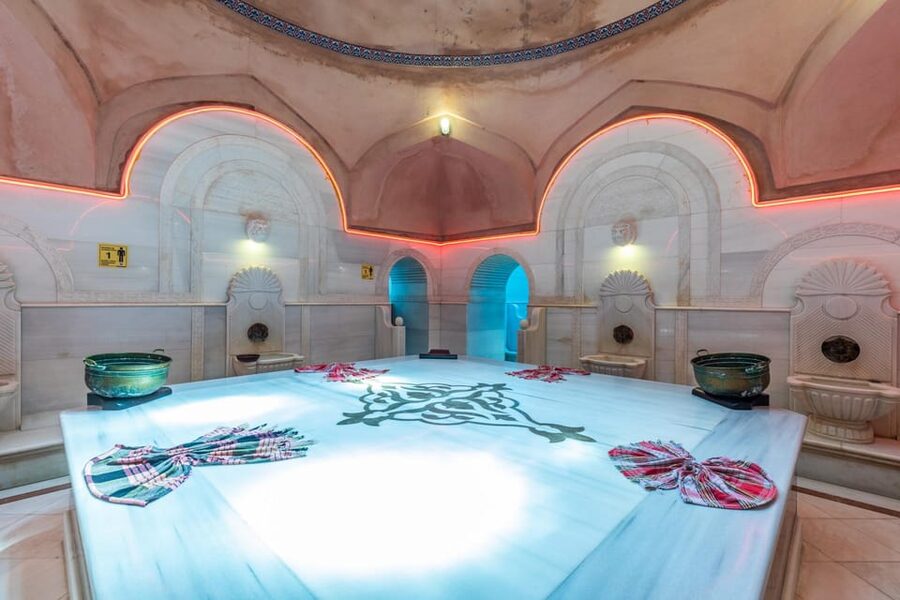 Istanbul: Acemoglu Historical Turkish Bath w/Private Options - Foam wash and hair washing complete the ritual