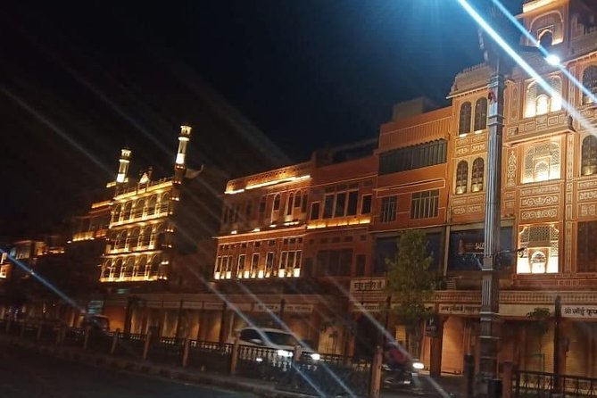 Jaipur Heritage Evening Walk - The Twilight Magic of Pink City - Kishanpole Bazar Road as the lamps come on