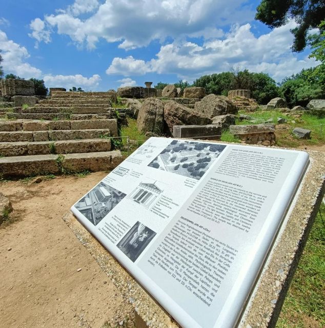 Katakolo: Ancient Olympia and Kourouta Beach Guided Tour - Walking through Ancient Olympia in 70 minutes