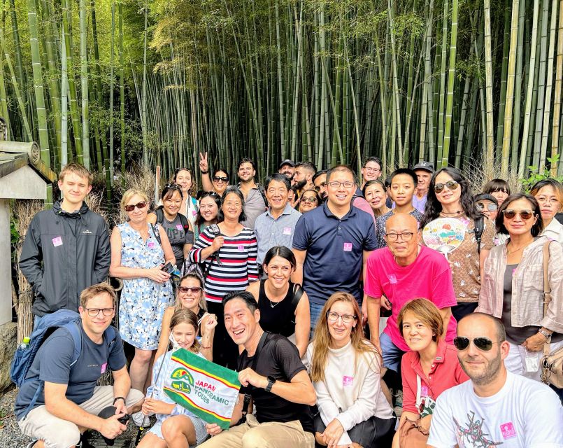 Kyoto: Fushimi Inari, Kinkakuji, Bamboo Grove 1 Day Bus Tour - The Sagano Bamboo Forest in a short walk