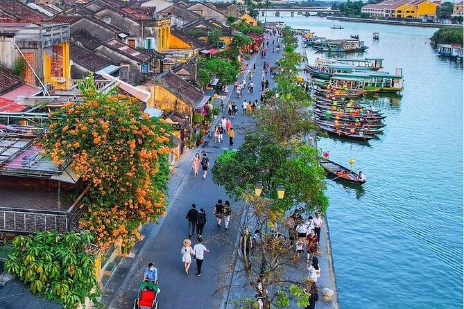 Marble Mountain - Hoi An Ancient Town Sunset Private Tour - Two hours among caves and pagodas at Marble Mountains