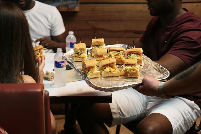 New Orleans Food and History Walking Tour - Fried catfish at NOLA Poboys