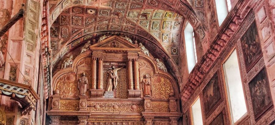 Old Goa: Walking Tour of Heritage Churches - Church of St. Catherine and the Portuguese arrival