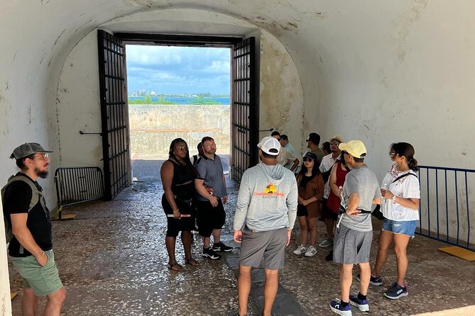Old San Juan Historical Walk, Shopping, and Dining w/ Transport - Walking through the original city gate