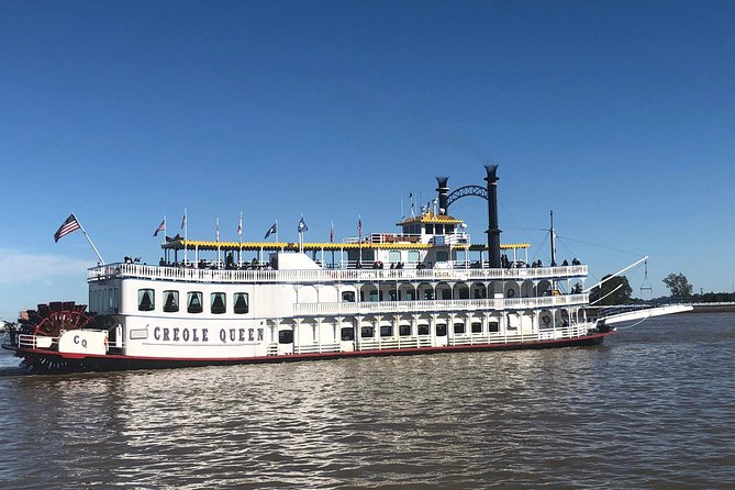 Paddlewheeler Creole Queen Historic Mississippi River Cruise - Reaching Chalmette Battlefield