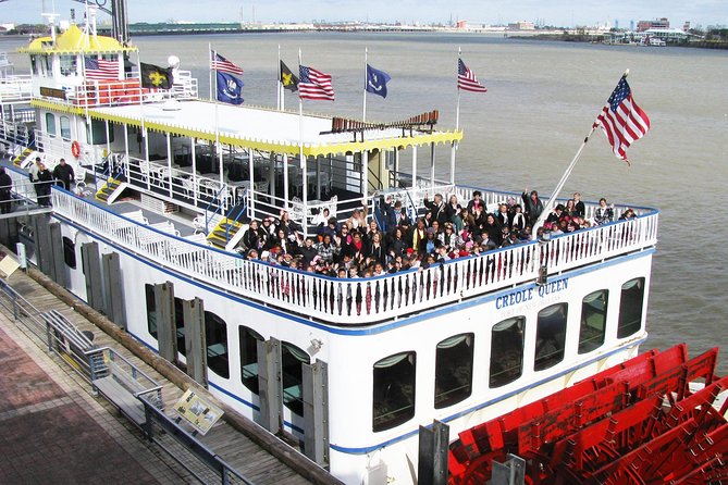 Paddlewheeler Creole Queen Historic Mississippi River Cruise - The return ride and the changing view